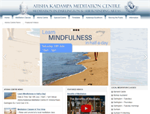 Tablet Screenshot of meditationindarlington.org